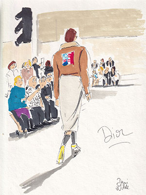 Desfile Dior en N.Y por Dani Wilde