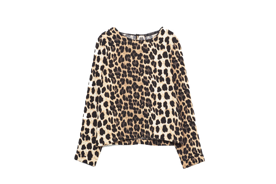 Blusa leopardo Zara
