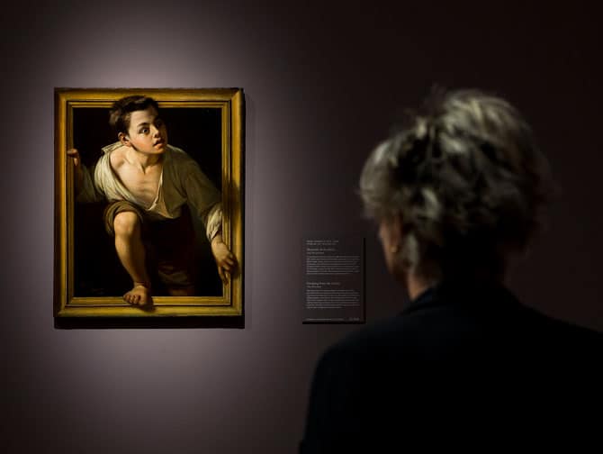 Imagen de la exposición “Metapintura. Un viaje a la idea del arte”. Foto © Museo Nacional del Prado. / Image of the exhibition galleries © Museo Nacional del Prado.