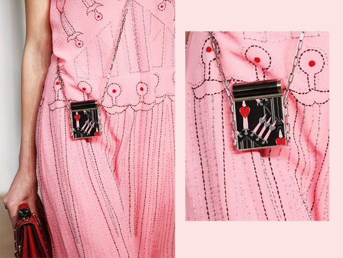 Mini Lipstick bag de Valentino