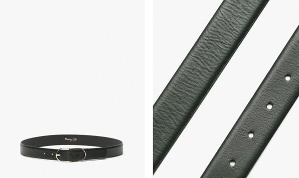 Cinturón de piel de Massimo Dutti. Antes 25,95€ ahora 14,95€