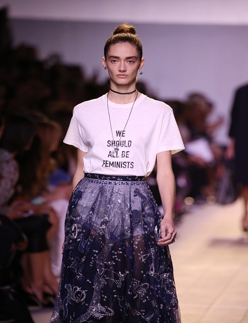 Camiseta feminista de Christian Dior por Maria Grazia Chiuri