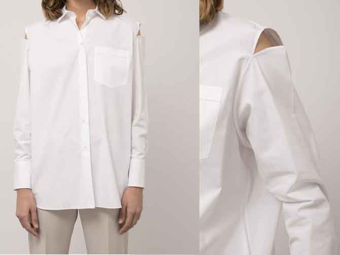 camisas blancas con detalles
