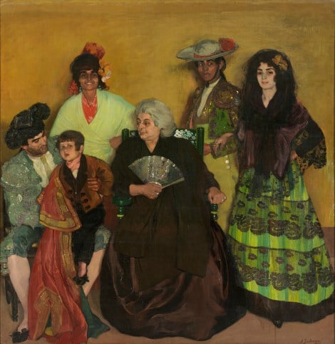 La familia del torero gitano. Zuloaga. Óleo sobre lienzo, 1903. Nueva York, The Hispanic Society of Nueva York