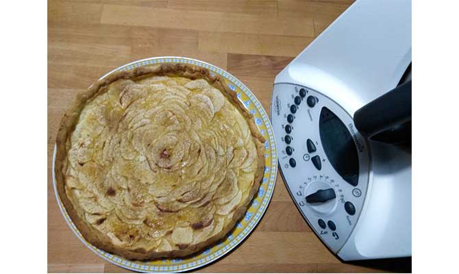 tarta de manzana thermomix