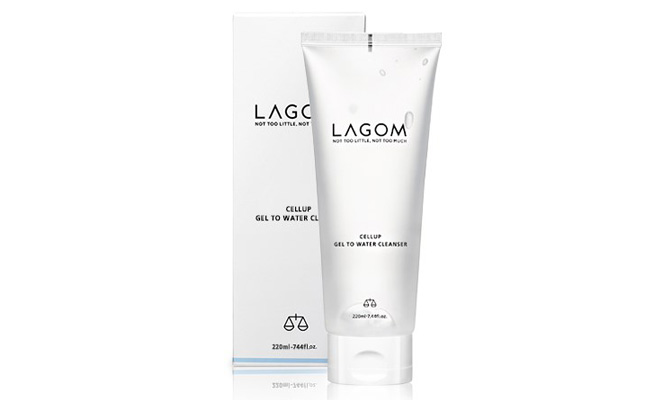 limpieza facial "Gel To Water Cleanser de LAGOM