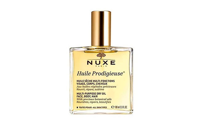 aceite facial  Nuxe - Aceite Seco Huile Prodigieuse para la piel y el pelo