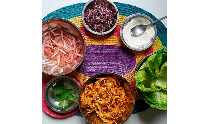 ingredientes para el fresh taco tikki masala