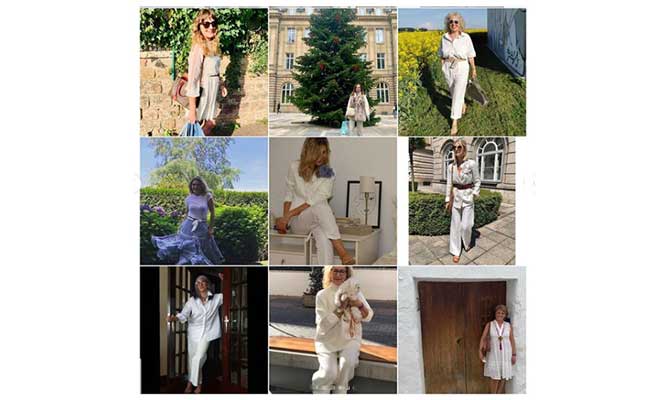 Mujeres de más de 50 vestidas de blanco 