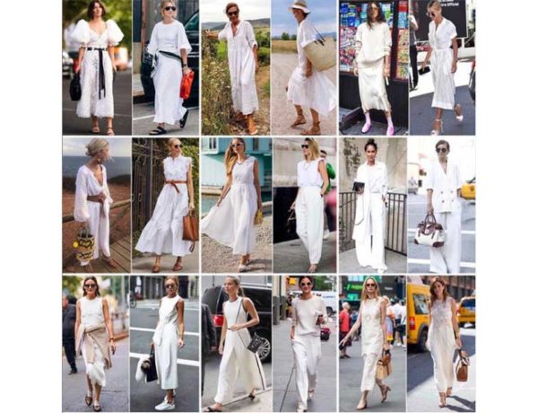 mujeres de más de 50 vestidas de blanco