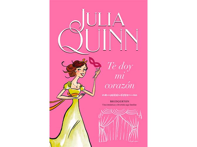 libro romántico "Bridgerton, Te doy mi corazón" de Julia Quinn.