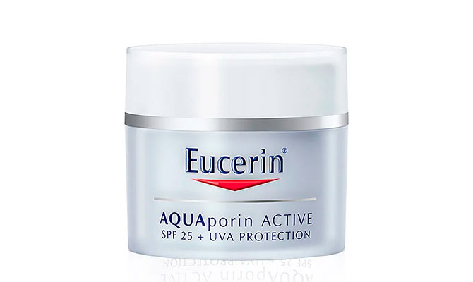 cREMAEucerin Aquaporin Active Spf25  para pieles sensibles