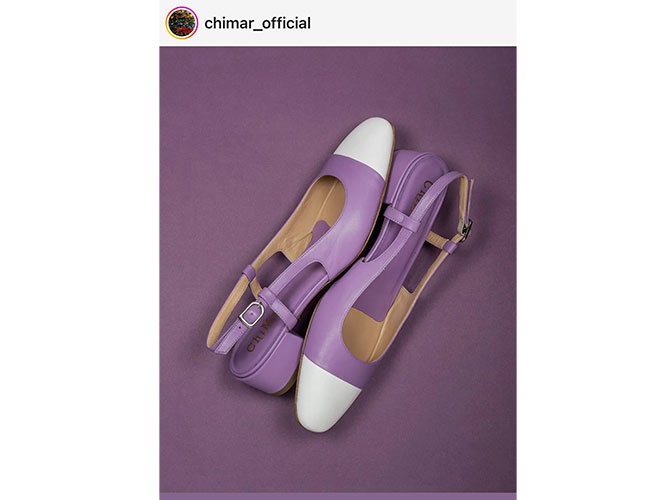zapatos violeta de Chimar